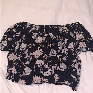 Billabong off shoulder crop top
